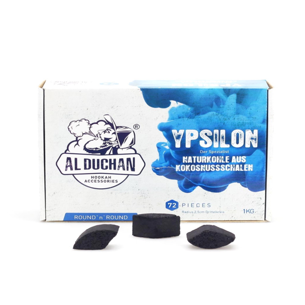 Al Duchan vízipipa szén | Y Round | 1 kg