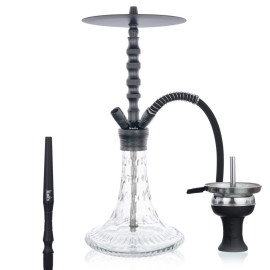 Aladin Alux Model 6 vízipipa | 60 cm | Fekete